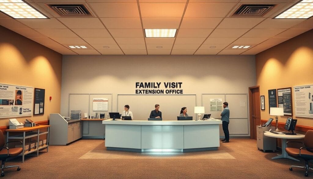 مكتب تمديد الزيارات العائلية مكتب تمديد الزيارات العائلية