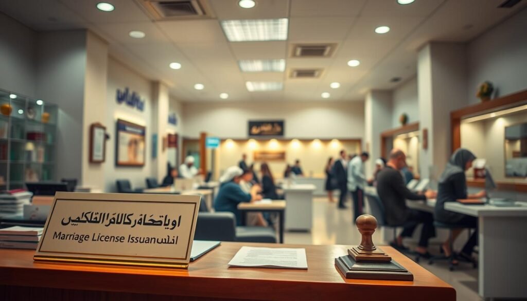 خدمة استخراج تصريح زواج